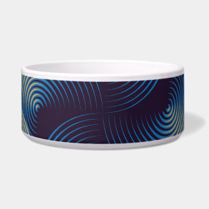 Metallic circles optical illusion, seamless patter