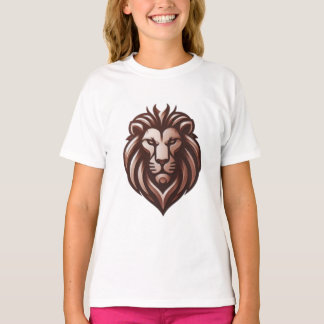 Metallic Copper Lion Head Women’s T-Shirt
