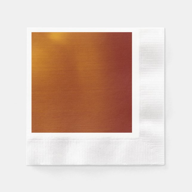Metallic Copper Napkin (Front)