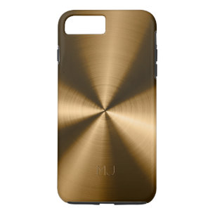 Metallic Copper Tones Stainless Steel Look iPhone 8 Plus/7 Plus Case