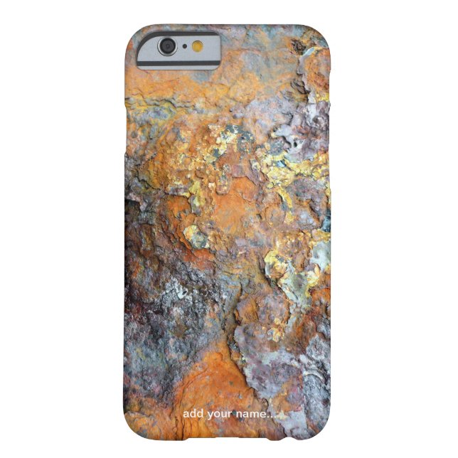 Metallic Corrosion Cool Rusty Industrial  Textured Case-Mate iPhone Case (Back)