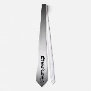 Metallic Curlicues Tie