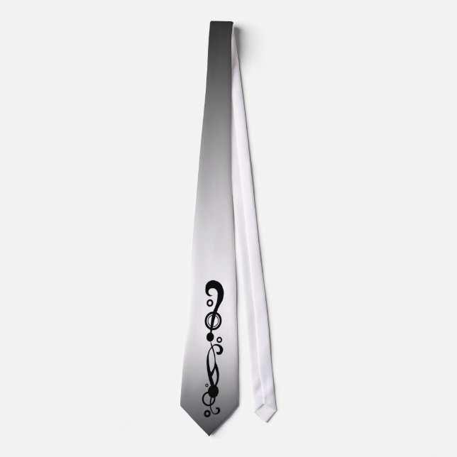 Metallic Curlicues Tie (Front)
