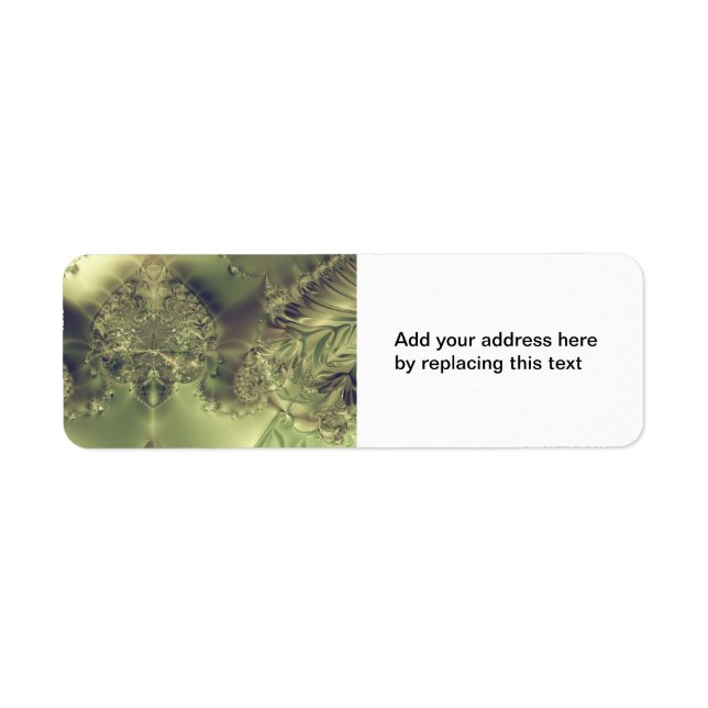 Metallic Curtain Return Address Label (Front)
