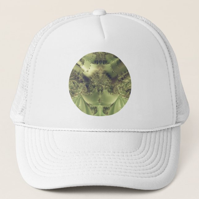 Metallic Curtain Trucker Hat (Front)