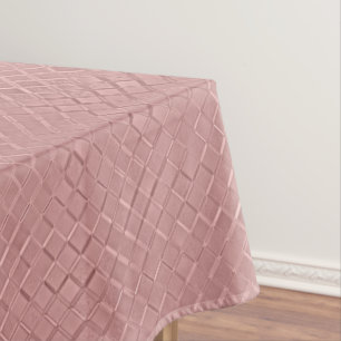 Metallic Diamond Patterns Tablecloth