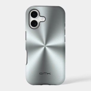 Metallic faux stainless steel look