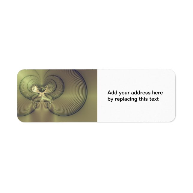 Metallic Feeling Return Address Label (Front)