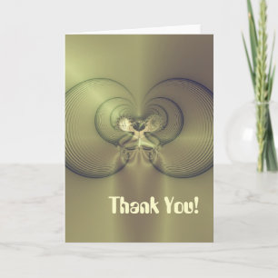 Metallic Feeling Thank You Card