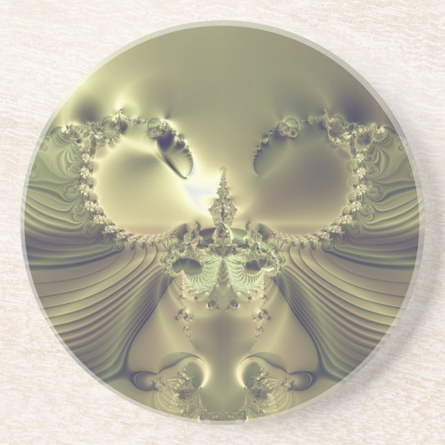 Metallic Flower Coaster (Front)