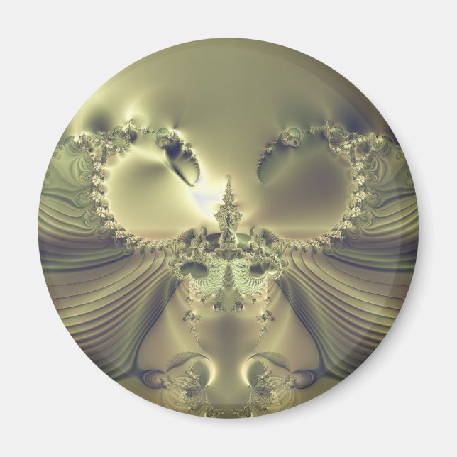 Metallic Flower Magnet (Front)