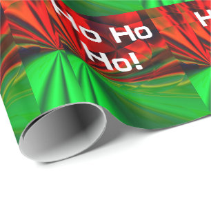 Metallic Foil Look Cool Christmas Wrapping Paper