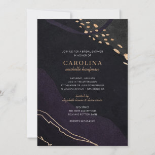 Metallic Geode Bridal Shower Invitation