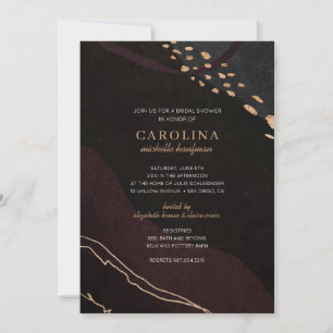 Metallic Geode Bridal Shower Invitation