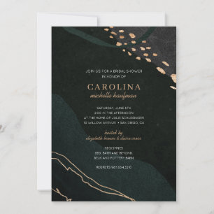 Metallic Geode Bridal Shower Invitation