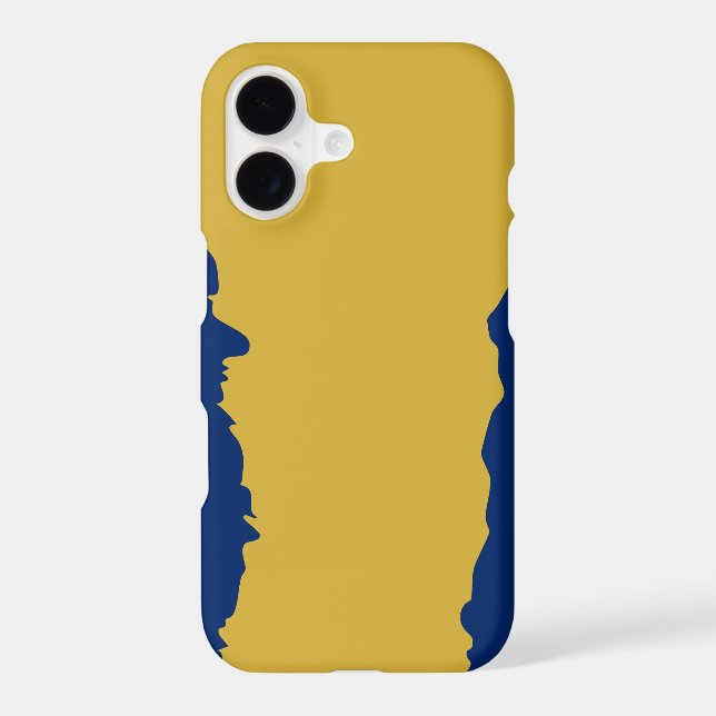 Metallic Gold and Navy Blue Unique Stylish (Back)