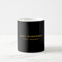 Metallic Gold & Black Professional Modern Elegant