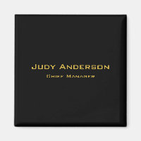 Metallic Gold & Black Professional Modern Elegant