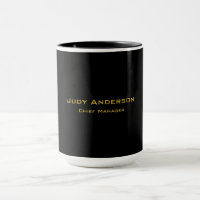 Metallic Gold & Black Professional Modern Elegant