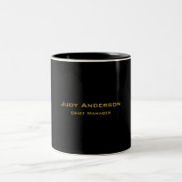 Metallic Gold & Black Professional Modern Elegant