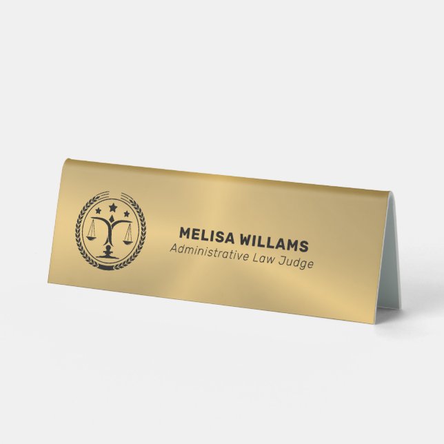 Metallic Gold Custom Logo (Front)