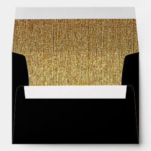metallic-gold envelope