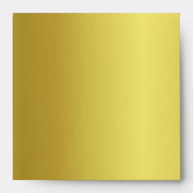 Metallic Gold Envelope With Metallic Gold Liner (Front)