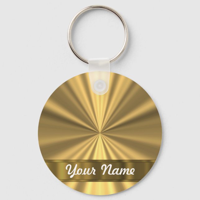 Metallic Gold looking Key Ring (Front)