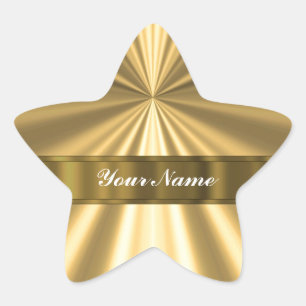 Metallic Gold looking Star Sticker