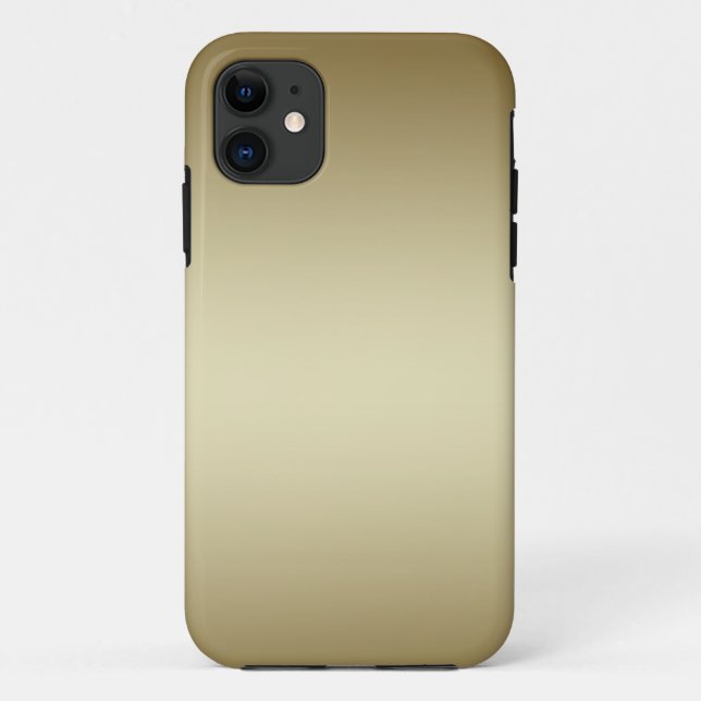 METALLIC GOLD PRINTED PHOTO EFFECT Case-Mate iPhone CASE (Back)