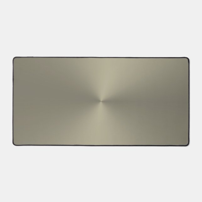 Metallic gold silver background desk mat (Front)
