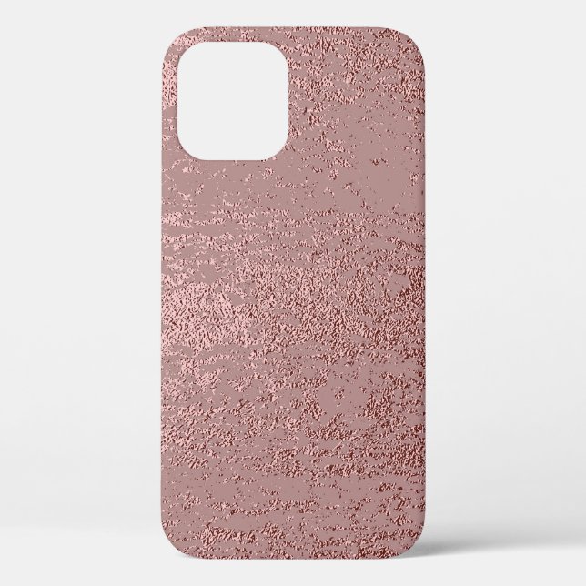 Metallic gold texture, rose quartz. Case-Mate iPhone case (Back)