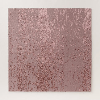 Metallic gold texture, rose quartz. jigsaw puzzle