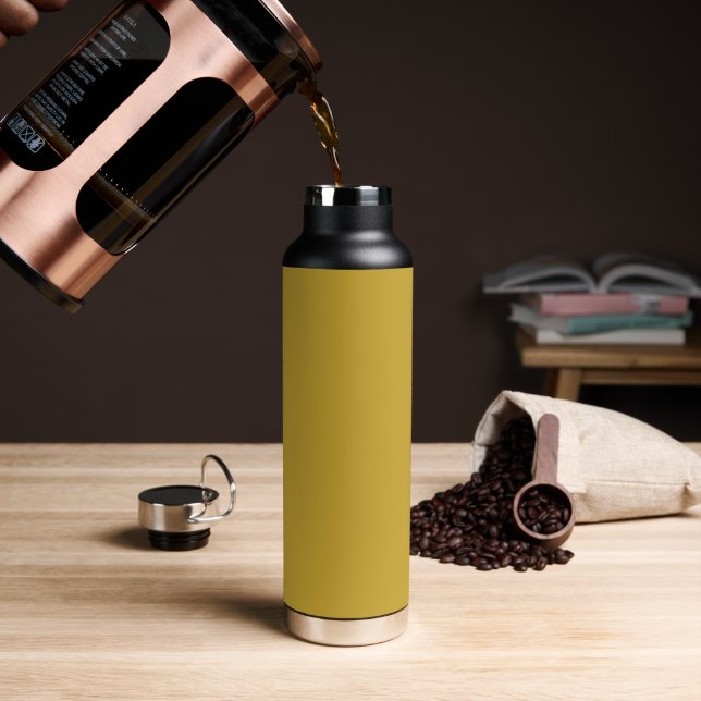 Metallic Gold Thor Copper Vacuum Insulated Water Bottle (Coffee (Rotated))