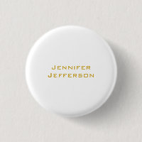 Metallic Gold & White Professional Modern Elegant