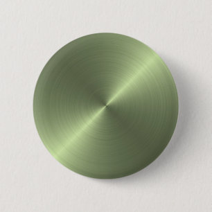 Metallic Green 6 Cm Round Badge