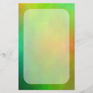 "Metallic Green" Fine Lined Stationery