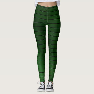 Metallic Green Leggings