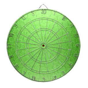 Metallic Green Stainless Steel Metal Dartboard