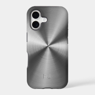 Metallic Grey Faux Stainless Steel Look