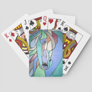 Metallic Horse Playing Cards