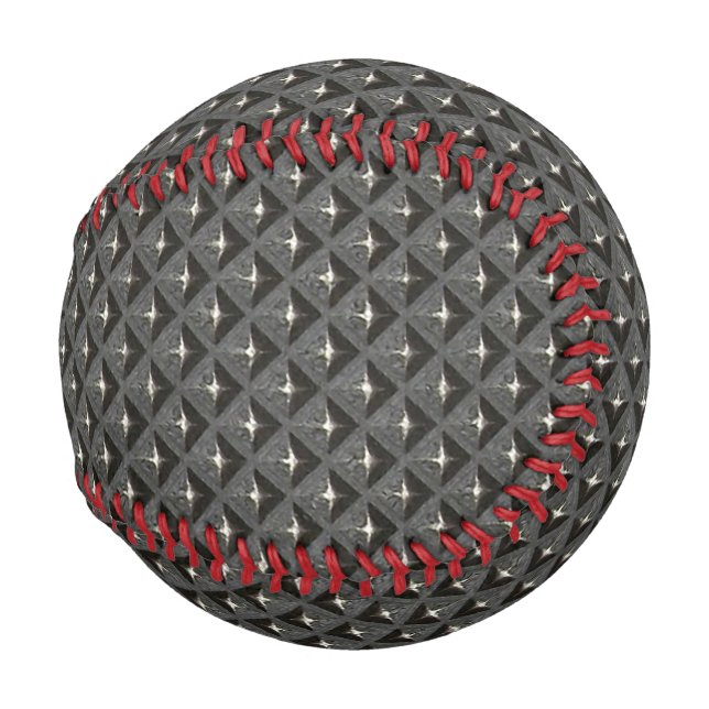 Metallic Industrial Style Background Customisable Baseball (Front Right)