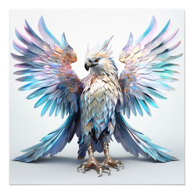 Metallic Iridescent Eagle  Photo Print (Front)