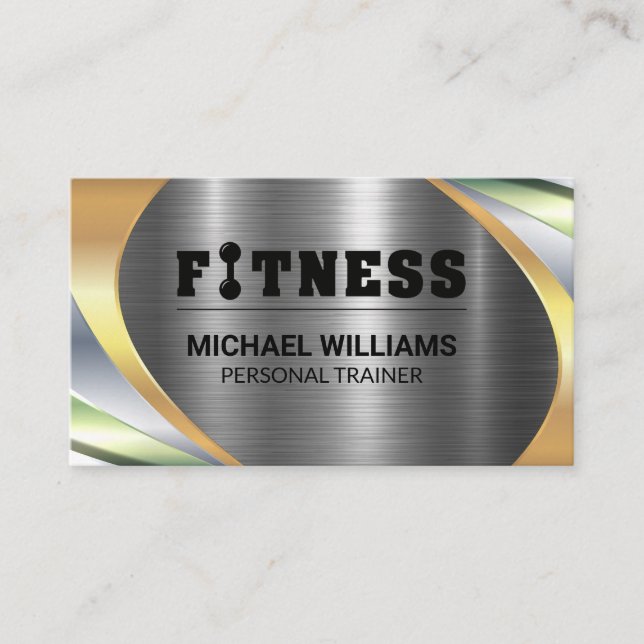 Metallic Layers | Fitness Loyalty Card (Front)
