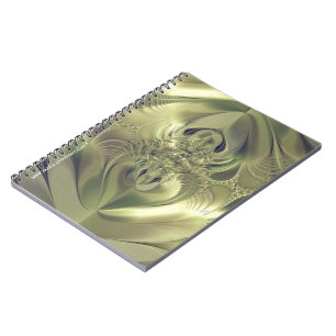 Metallic Leaves Notebook