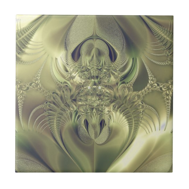Metallic Leaves Tile (Front)