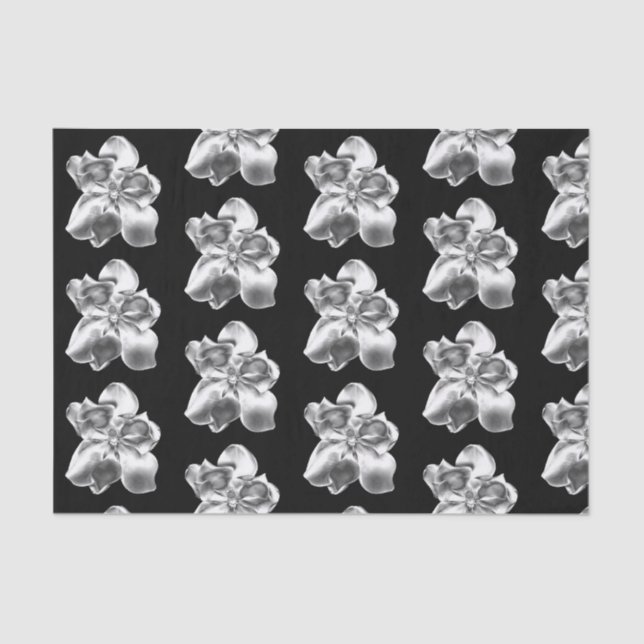 Metallic Magnolias on tissue paper (Front)