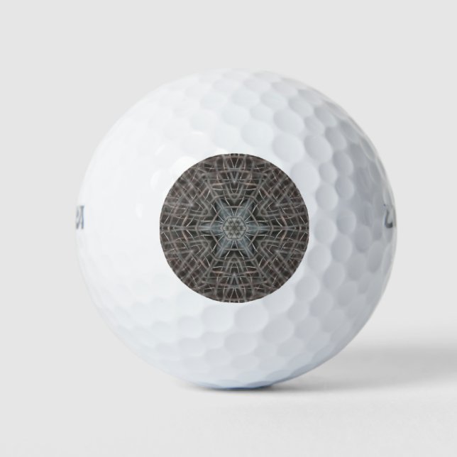Metallic Metal Mesh Golf Balls (Front)