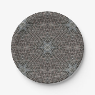 Metallic Metal Mesh Paper Plate
