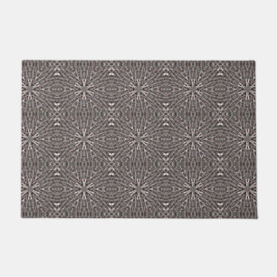 Metallic Metal Mesh Silver Doormat